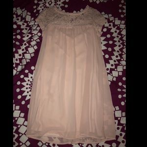 Light pink formal dress